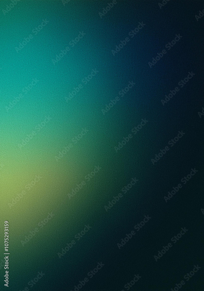 Grainy green blue gradient background glowing light noise texture effect header dark banner backdrop design, vertical background, copy space Grainy green blue gradient background glowing light noise texture effect header dark banner backdrop design, vertical background, copy space