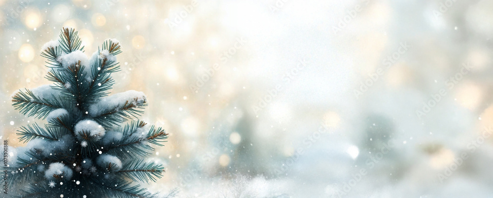 Pino Immacolato nel Silenzio della Neve