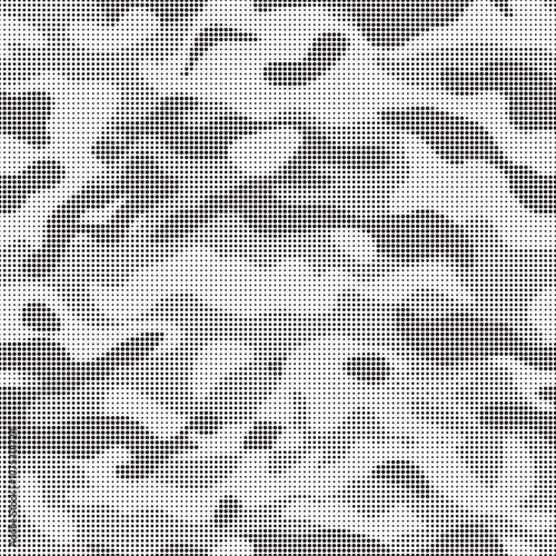 Abstract halftone vector camouflage pattern. Arctic dotted military camouflage background.