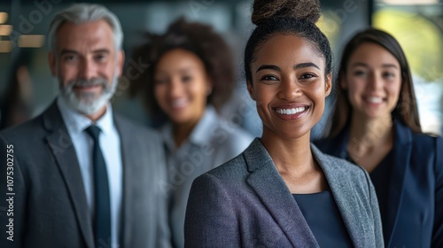 employee smiles after a successful event Workplace Inclusivity Diverse Hiring