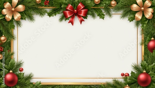 Wallpaper Mural Christmas decor background with place for text Torontodigital.ca