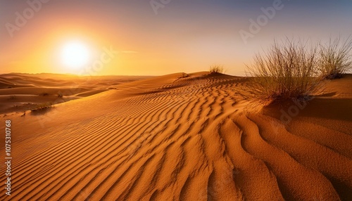 The expansive desert seems to stretch to infinity. photo