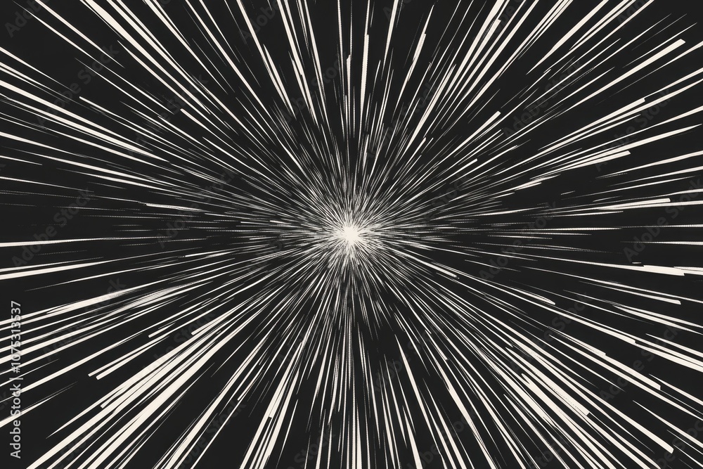 Obraz premium A cosmic view of a wormhole with stars in the background.