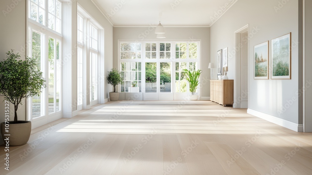Bright and Spacious Interior with a View Bright and Spacious Interior with a View