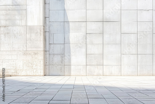 White concrete wall texture background  with copy space for design and text