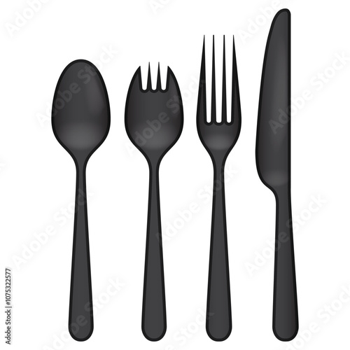 Silverware cutlery set