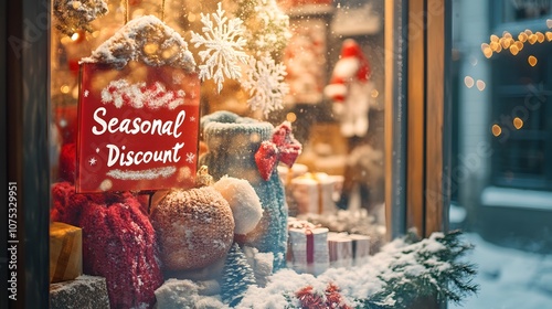 Christmas window display