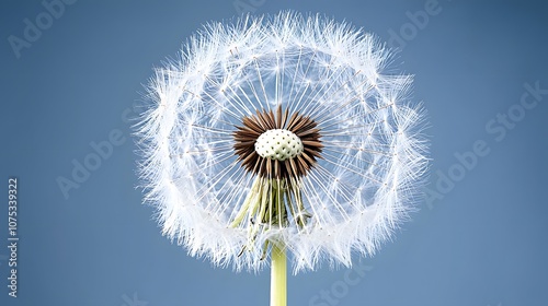Dandelion Clock: A close-up of a dandelion’s fluffy seed head, individual filaments ready to disperse. The windless air mirrors the slow pace of legal proceedings. 