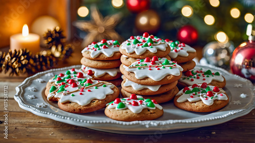 AI-generated images of mouth-watering Christmas cookies 