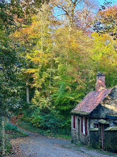 Prebends Cottage in autumn photo