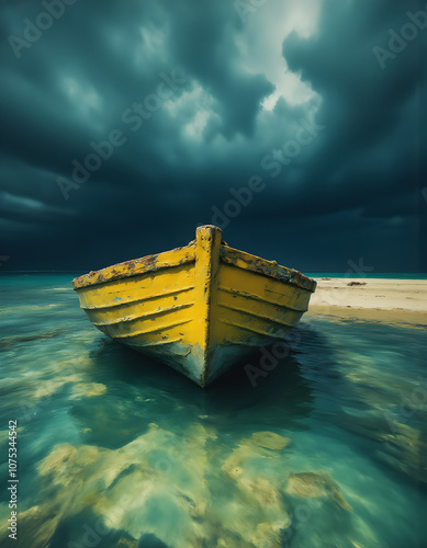 boat on the sea
