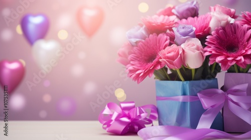 Beautiful flowers. Colorful floral background.