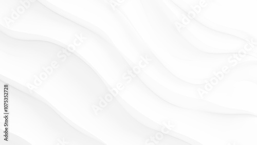 white wave curve lines banner background design. White wave modern abstract background. Luxury horizontal white background for business banner, poster, backdrop, voucher, invite. Vector illustration