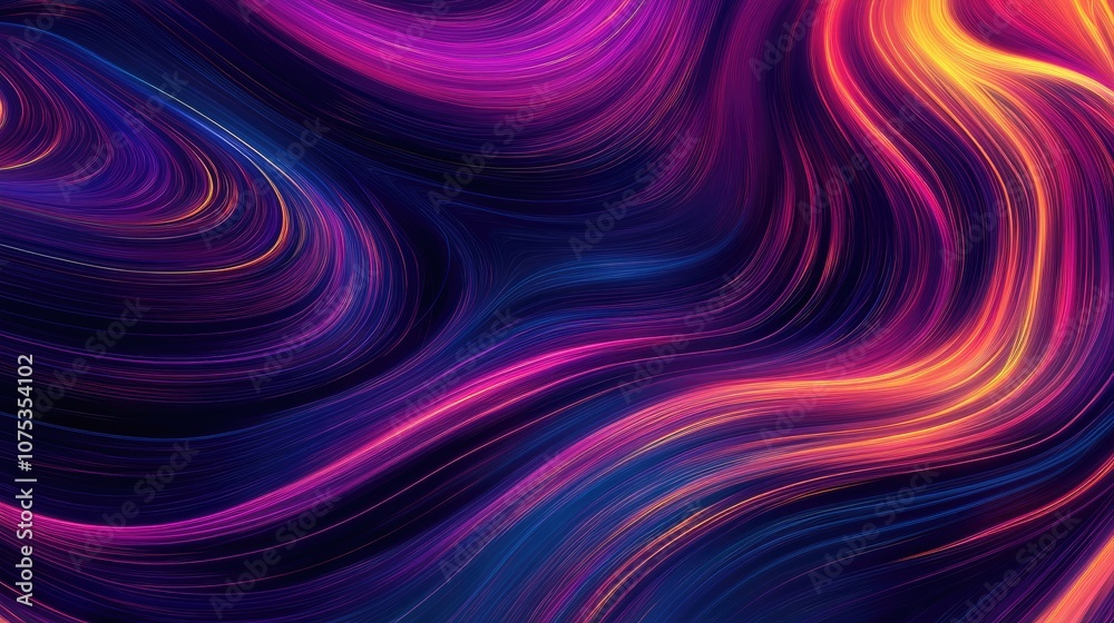 Vibrant and abstract motion blur background in a colorful line art style Vibrant and abstract motion blur background in a colorful line art style