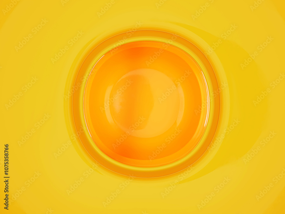 Bright yellow concentric circles with central focus