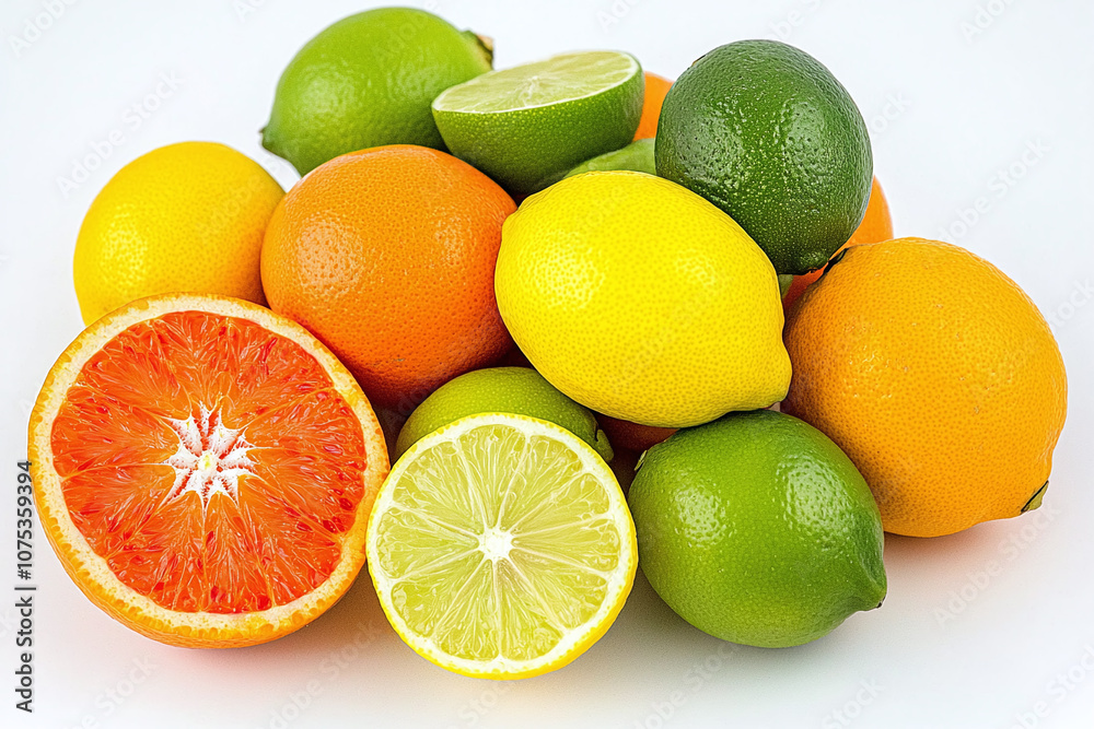 An assortment of citrus fruits An assortment of citrus fruits