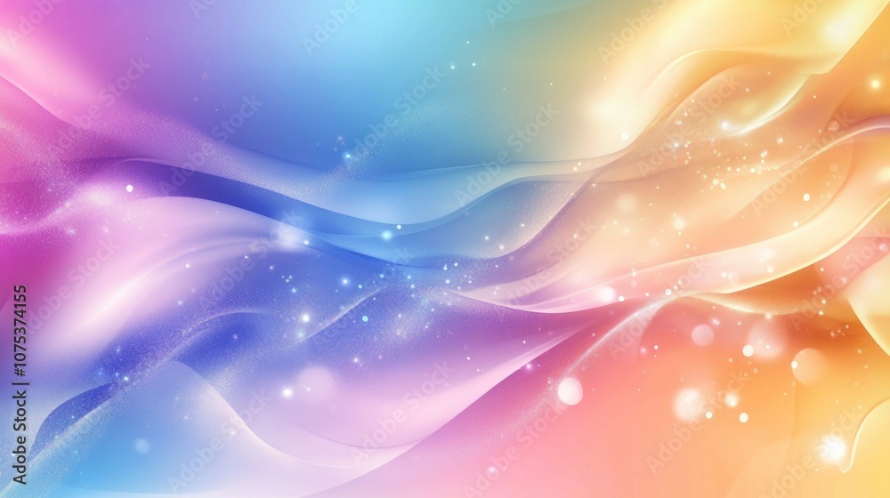 Abstract colorful pastel background illustration with sparkling artistic elements Abstract colorful pastel background illustration with sparkling artistic elements