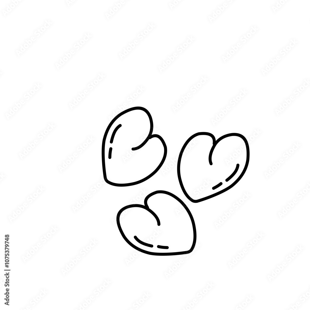 Nut and Seeds Outline Vector Nut and Seeds Outline Vector