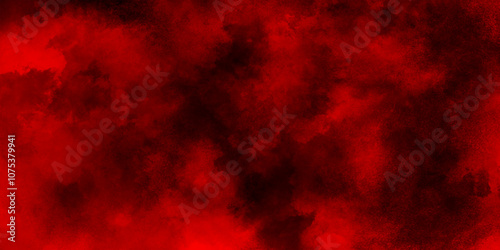 Black and red background with watercolor paint and grunge clouds, mysterious flowing digital particles of red clouds grunge, Textured dark red gradient background with Antique red stains and clouds.