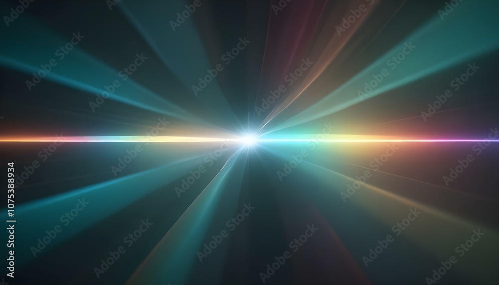 anamorphic lens flare design element with vibrant rainbow colors radiating outward create with ai anamorphic lens flare design element with vibrant rainbow colors radiating outward create with ai