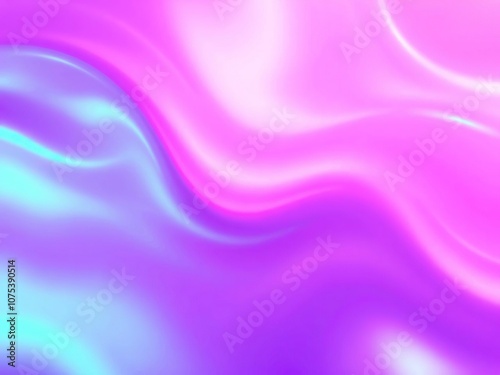 Wallpaper Mural Shimmering wavy rainbow neon color background with shades of purple pink, radiant hues, iridescent colors, colorful glow Torontodigital.ca