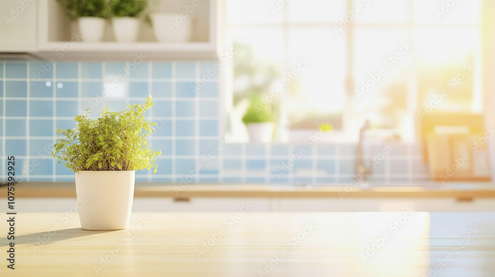 Elegant Mediterranean kitchen with blue tiles and soft lighting for a calming vibe Elegant Mediterranean kitchen with blue tiles and soft lighting for a calming vibe