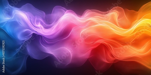 Elegant Minimalist Abstract Background with Soft Gradient Waves, Professional Photography and Studio Lighting - High Resolution, Flat Design, Low Contrast & No Shadows