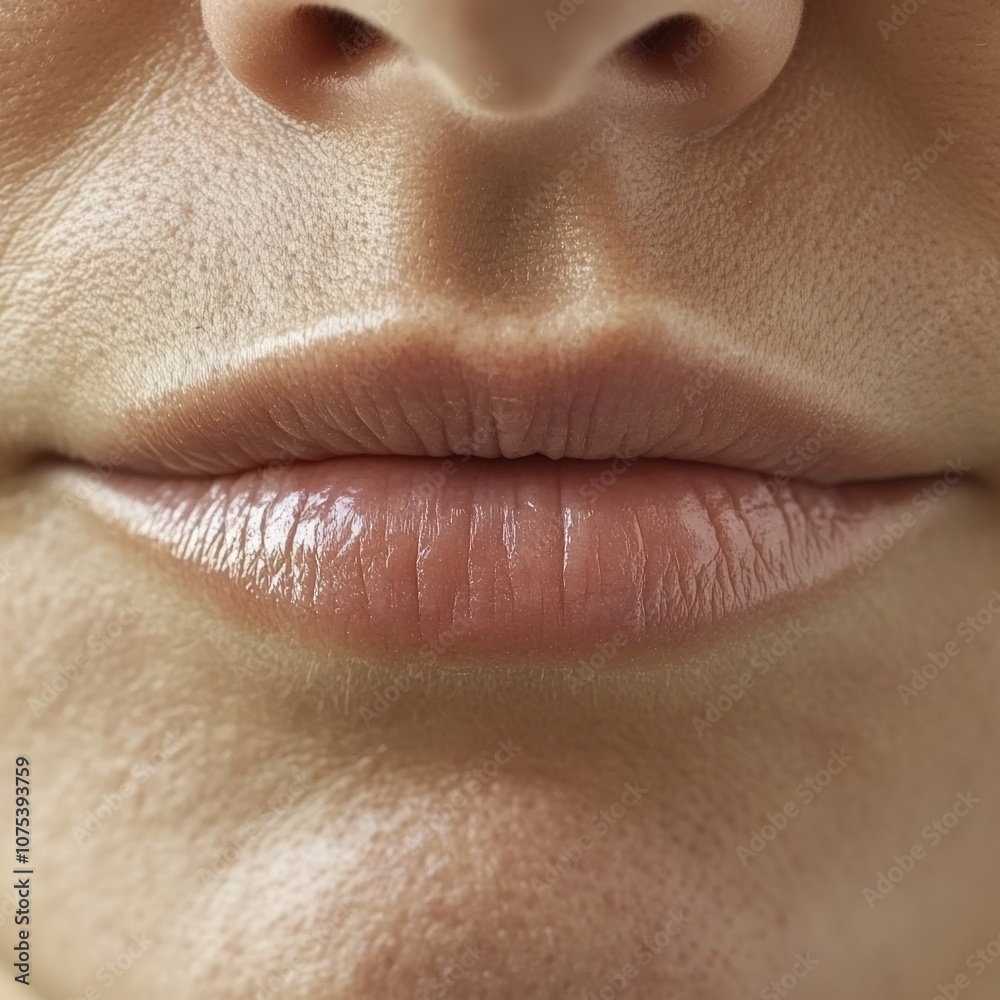 Obraz premium a white woman closed 