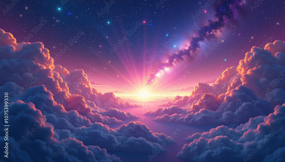 Celestial Cloudscape Sunrise Celestial Cloudscape Sunrise