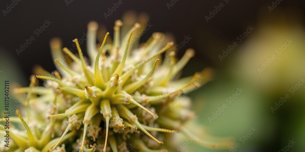 Close-up shot of CBD pistils with intricate details, texture, close-up Close-up shot of CBD pistils with intricate details, texture, close-up