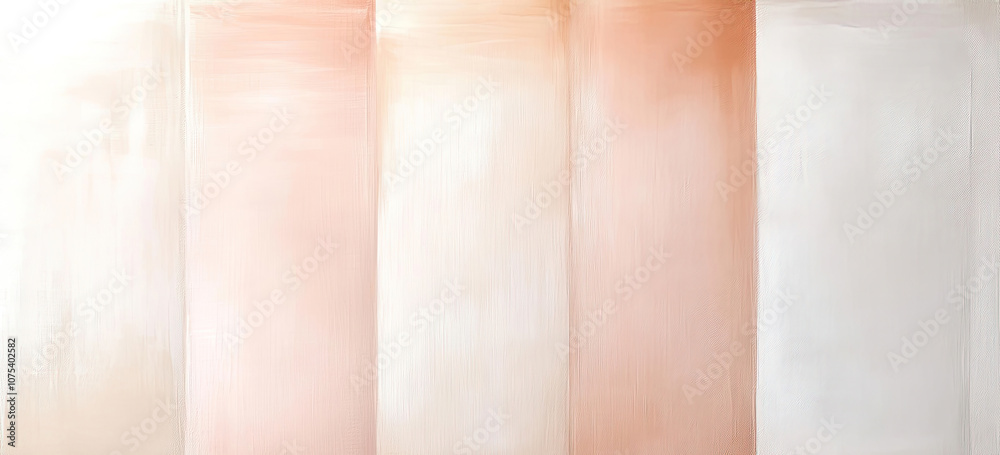 Obraz premium Sanfte Farbverläufe in Pastelltönen von Pfirsich, Gelb und Beige, mit Struktur – Moderne Hintergrundgrafik