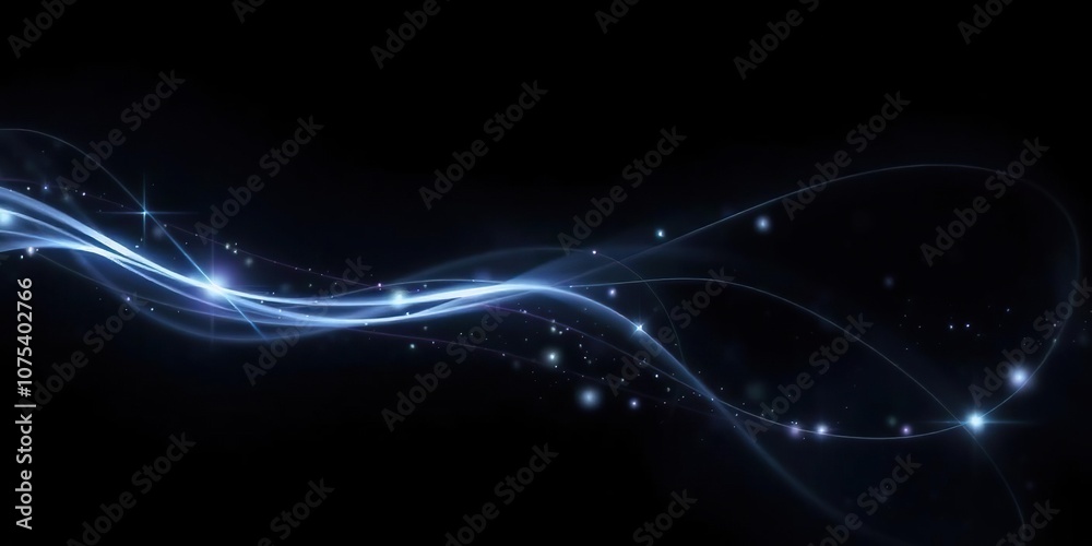 Soft luminescent strands dance through the inky blackness of space, glowing orbs, galaxy swirls, nebula Soft luminescent strands dance through the inky blackness of space, glowing orbs, galaxy swirls, nebula