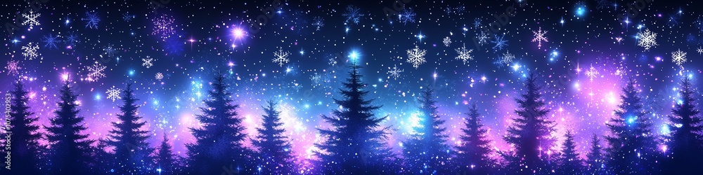 Abstract Christmas tree illustration with colorful lights. Abstract Christmas tree illustration with colorful lights.