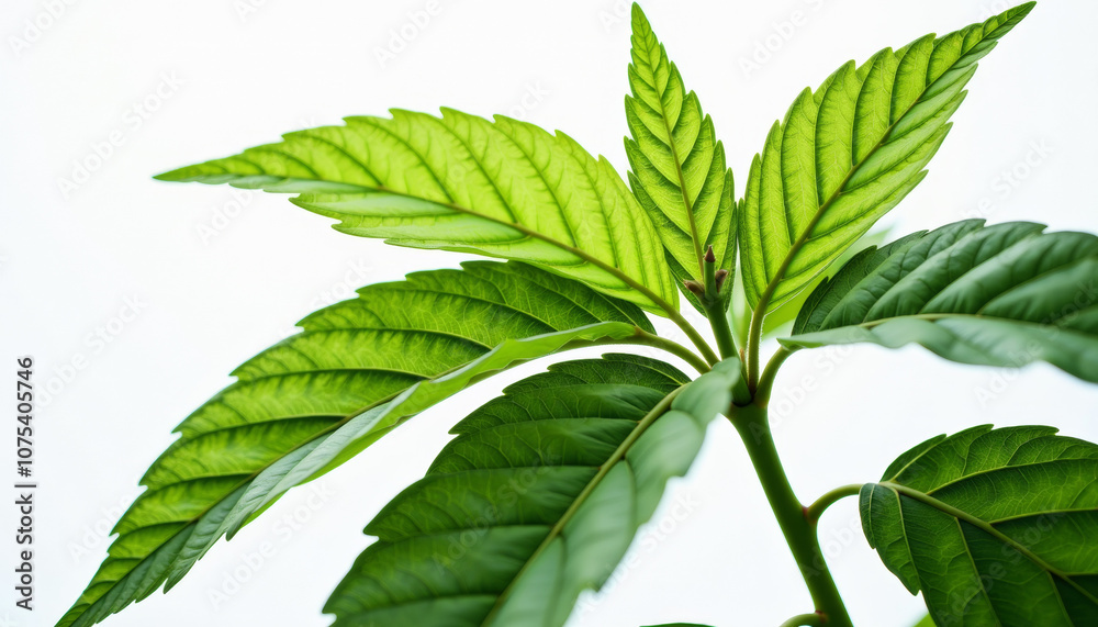 Closeup of Lush Green Leaves Closeup of Lush Green Leaves