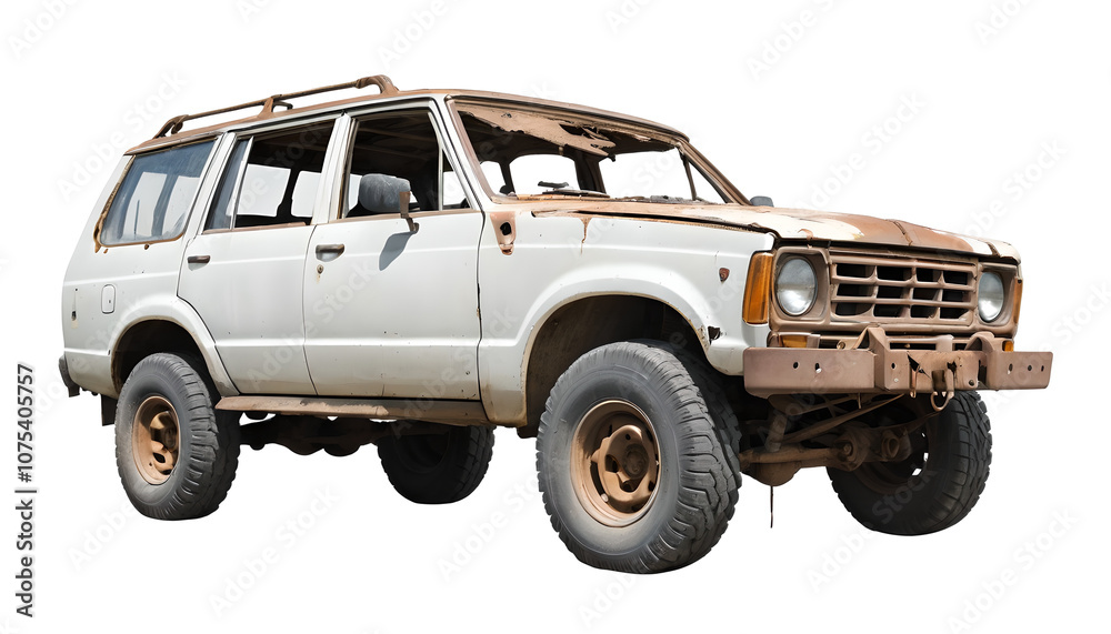 PNG, abandoned car, transparent background, old vehicle, wrecked car, junk car, damaged car PNG, abandoned car, transparent background, old vehicle, wrecked car, junk car, damaged car