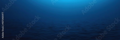 Wallpaper Mural Desolate ocean surface with a deep blue hue, reflecting the faint light of distant water depths, calm sea, depth, reflection Torontodigital.ca
