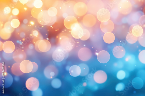 beautiful abstract background with colorful bokeh lights creating dreamy atmosphere. Perfect for festive or celebratory themes