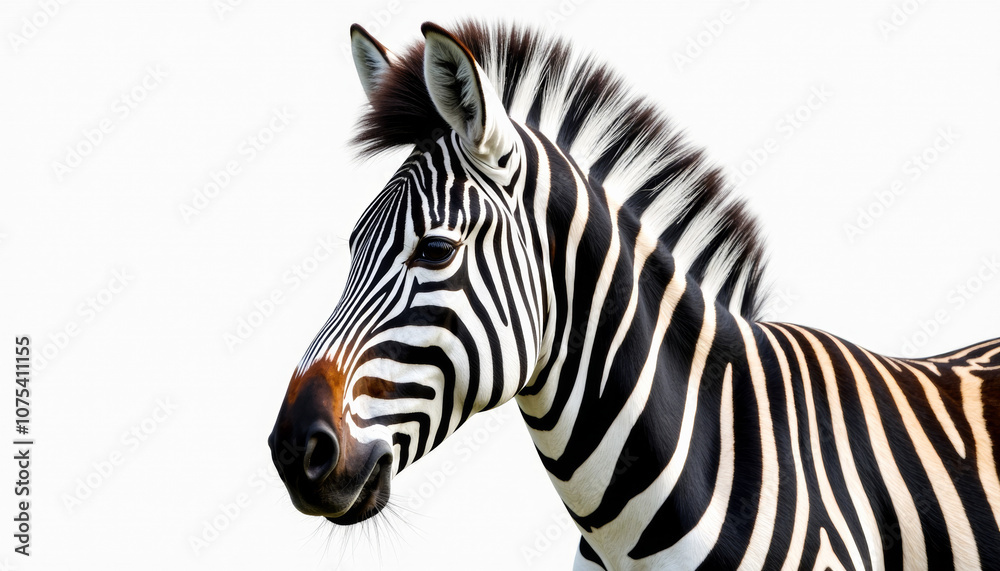 Close-up of a Zebra's Head Close-up of a Zebra's Head