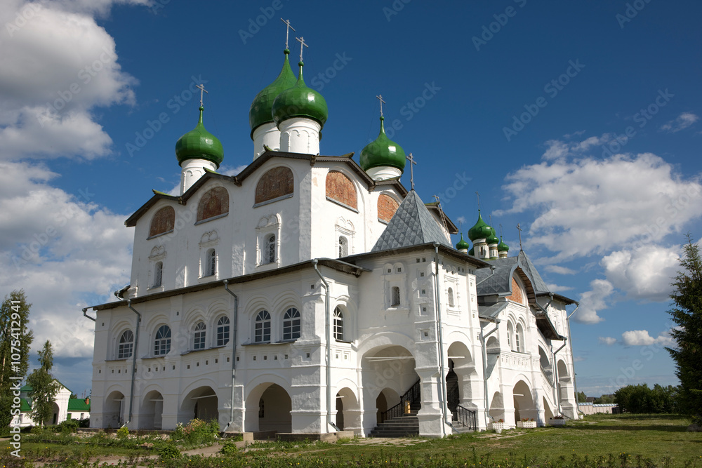 Russia Novgorod region Cathedral of St. Nicholas the Wonderworker in Vyazhitsi Russia Novgorod region Cathedral of St. Nicholas the Wonderworker in Vyazhitsi