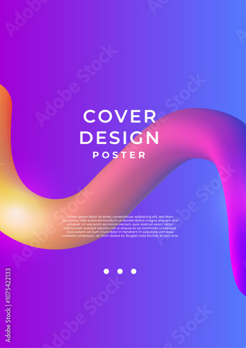 Abstract Minimal Background with Vibrant Color Gradient