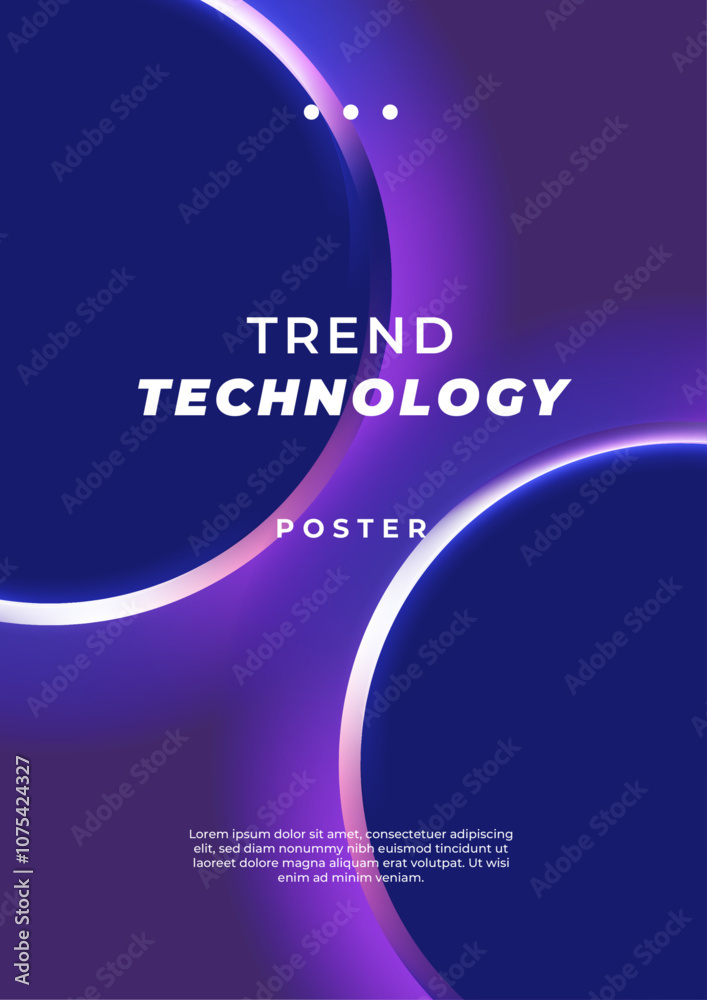 Vibrant Abstract Poster Design with Geometric Shapes Vibrant Abstract Poster Design with Geometric Shapes