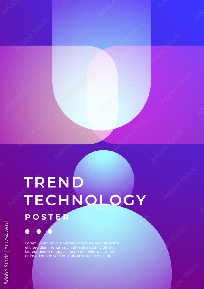 Vibrant Geometric Colorful Abstract Poster Design Template Vibrant Geometric Colorful Abstract Poster Design Template