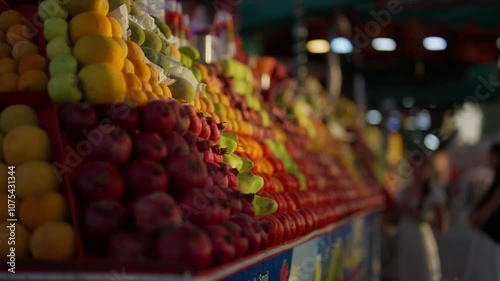 Local morocco fruits in marakkesh old market store photo