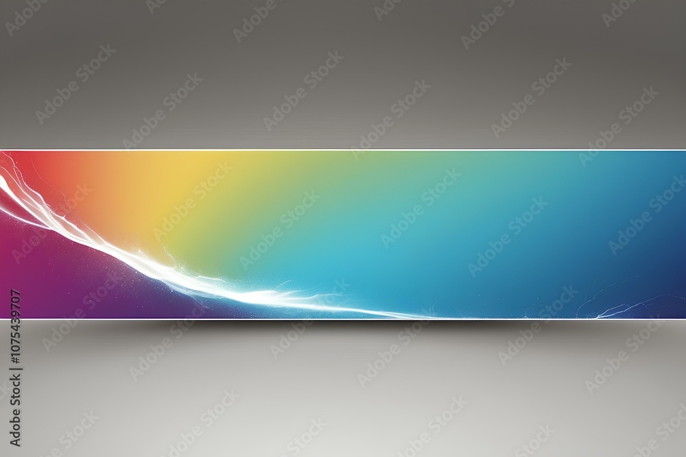 Naklejka premium A minimalist gradient background featuring a smooth color transition from blue to yellow, providing a calming and visually pleasing effect. This design works well for professional settings, presentati