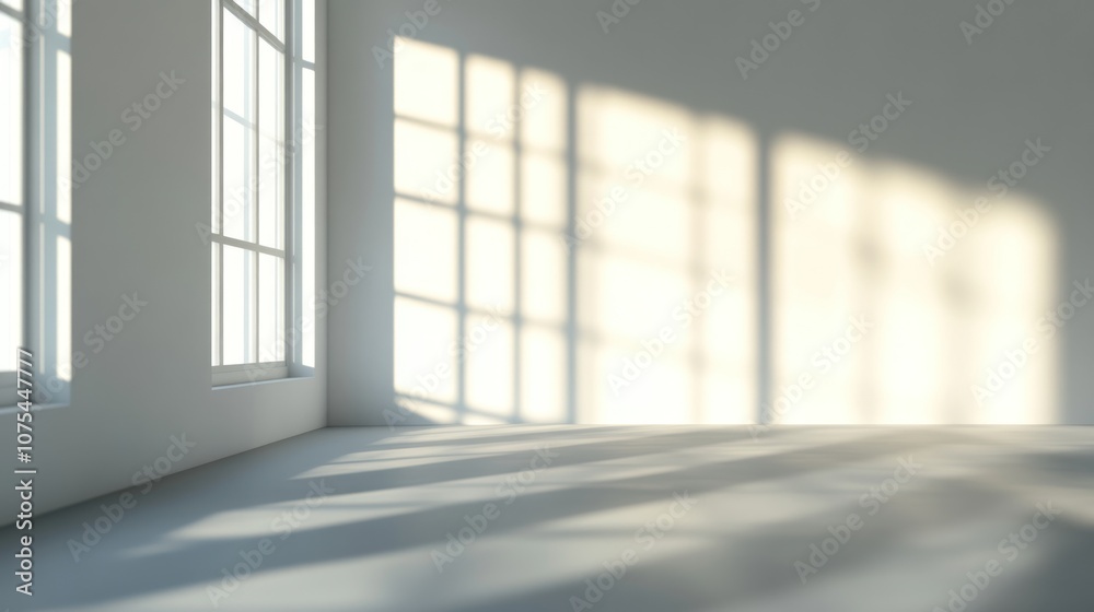 Fototapeta premium Sunlight Streaming Through Windows