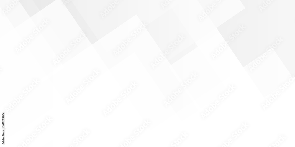 Obraz premium Vector modern element shiny thin gradient technology. Light gray, white overlap triangle. geometric abstract subtle vector layer tech square corporate cube banner, brochure, template web background.