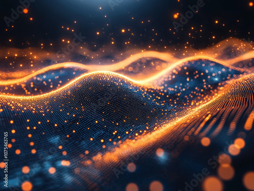 Abstract Digital Landscape ...