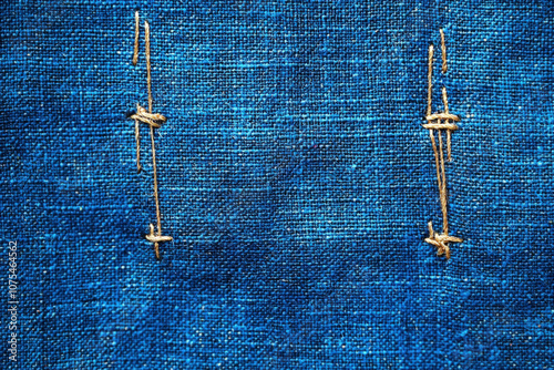 blue linen background