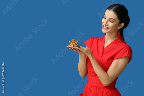 Beautiful young happy woman...