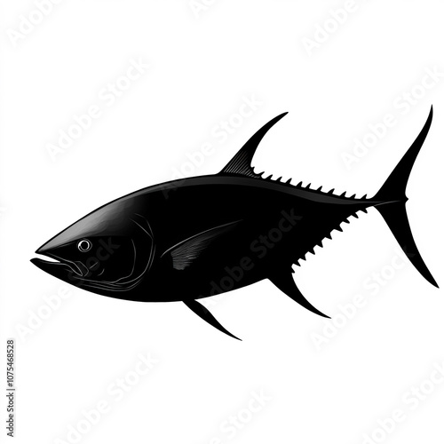 Tuna Silhouette, Illustrati...